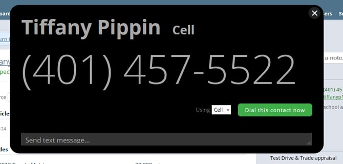 click to dial