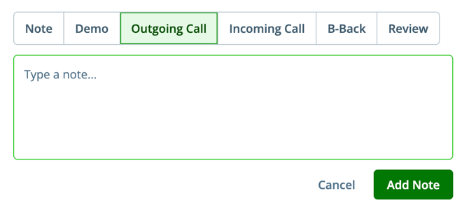 outgoing calls