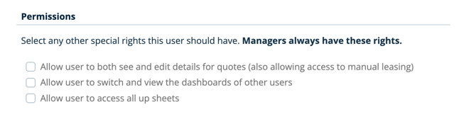 role permissions