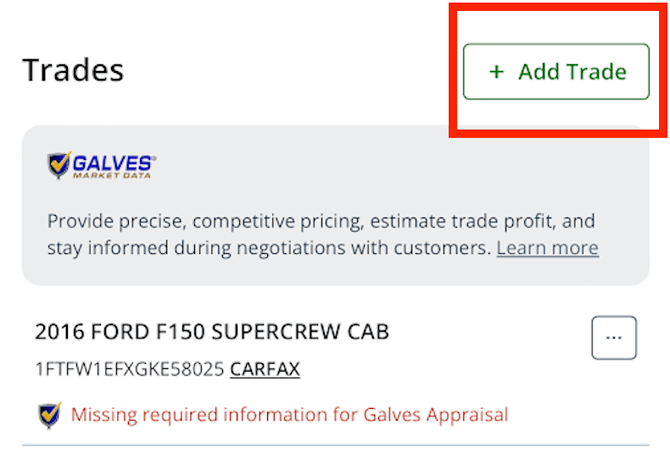 trade info